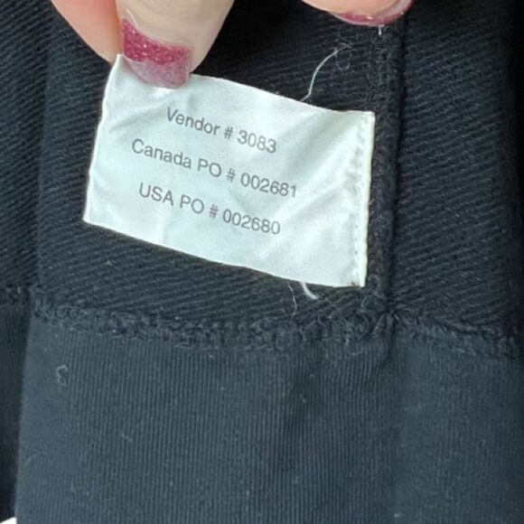 Club Monaco Black Snap Front Raw Edge Cardigan Sweater Blazer M - Picture 12 of 12